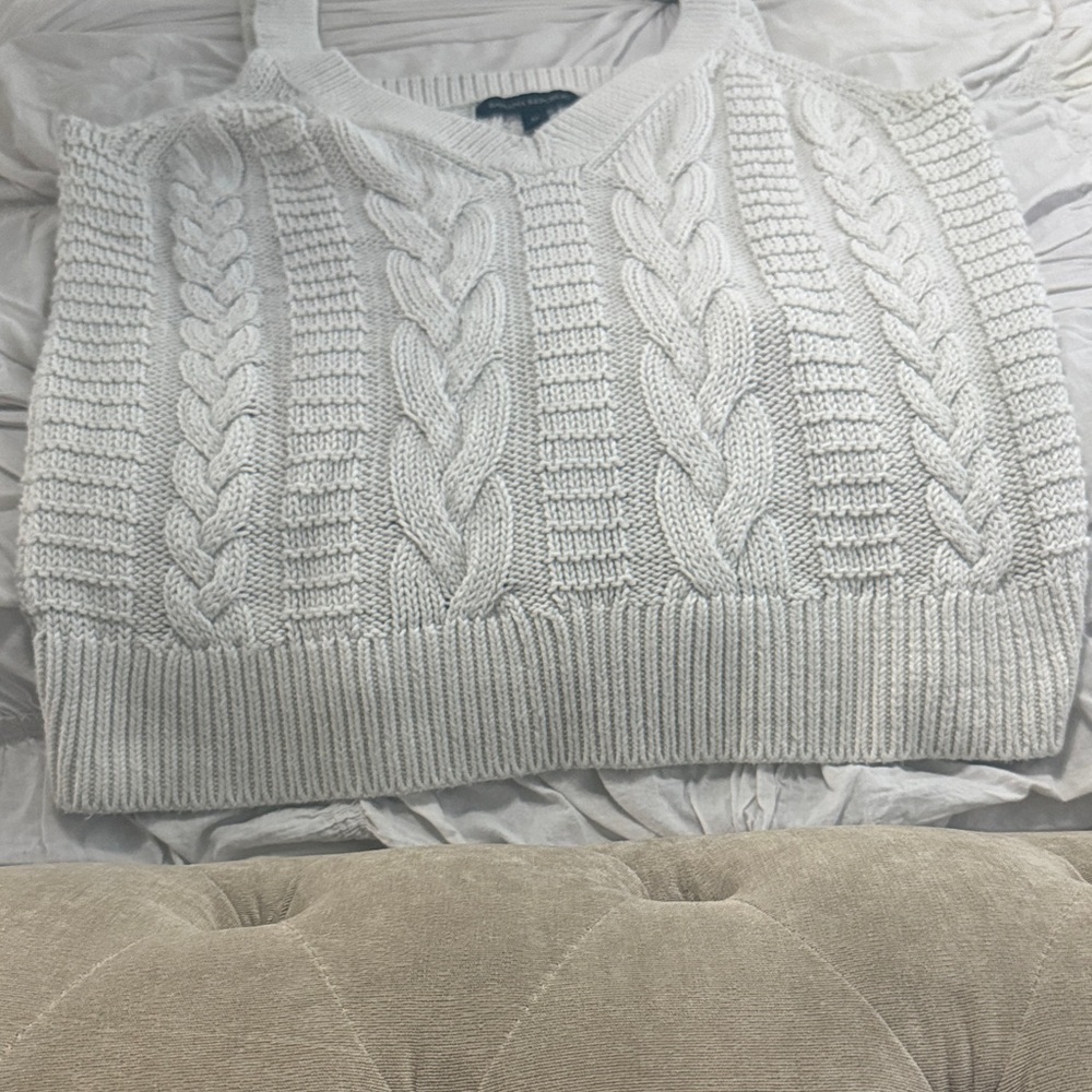 Banana Republic Women's Cable Knit Sweater Medium - Picture 4 of 4